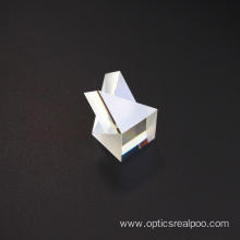 Optical glass cemented beam splitting prism